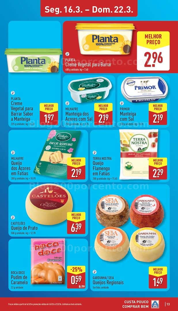 Antevisão Folheto ALDI Promoções de 16 a 22 março