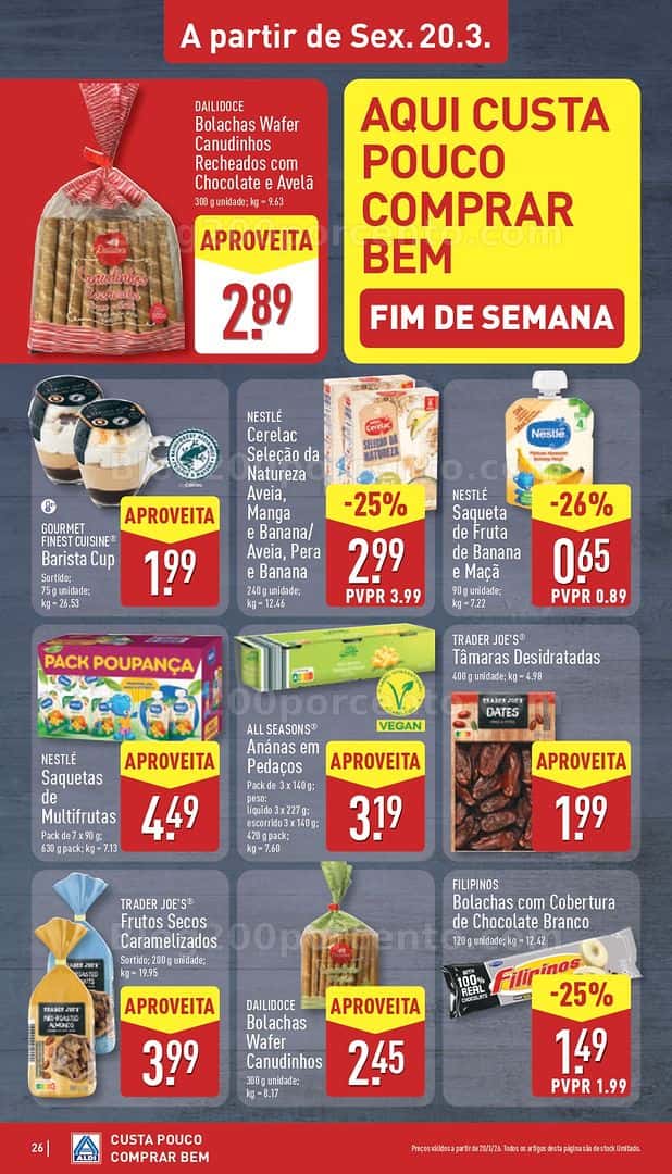 Antevisão Folheto ALDI Promoções de 16 a 22 março