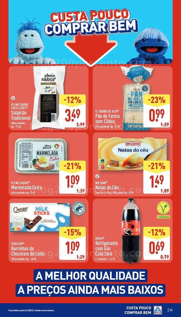 Antevisão Folheto ALDI Promoções de 23 a 29 março