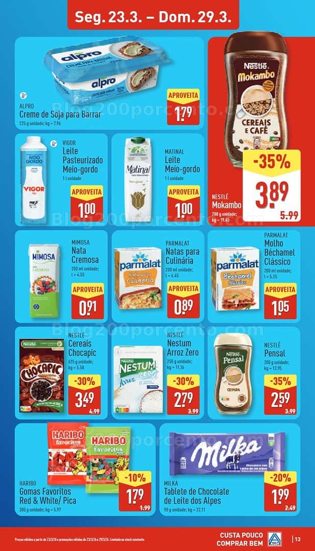 Antevisão Folheto ALDI Promoções de 23 a 29 março