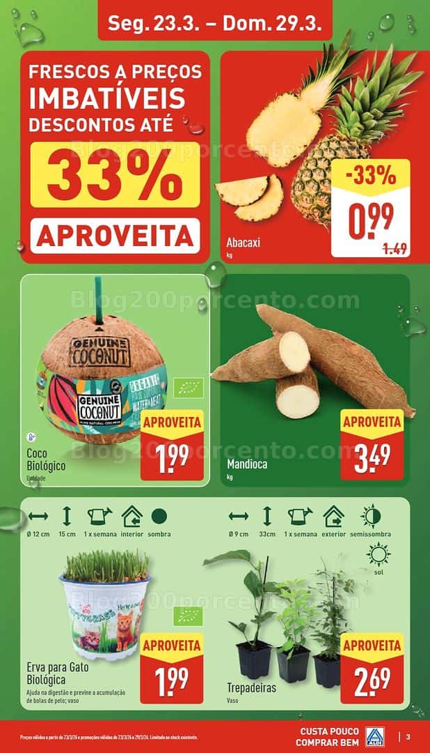 Antevisão Folheto ALDI Promoções de 23 a 29 março