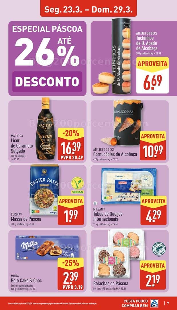 Antevisão Folheto ALDI Promoções de 23 a 29 março