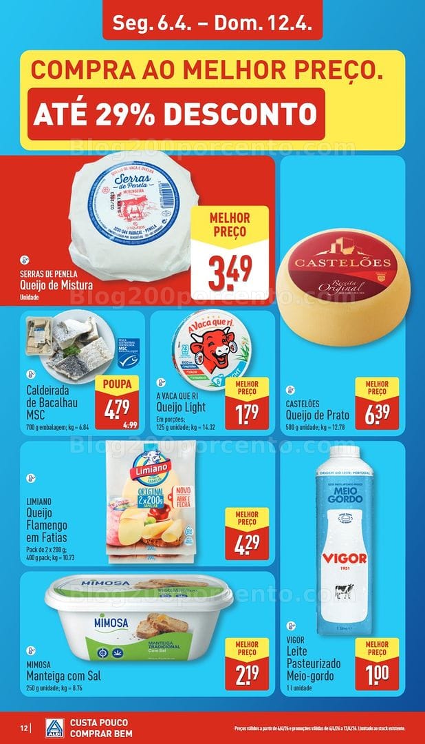 Antevisão Folheto ALDI Promoções de 6 a 12 abril