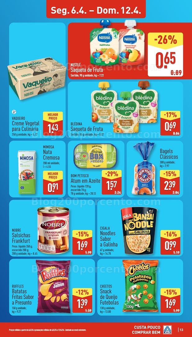 Antevisão Folheto ALDI Promoções de 6 a 12 abril