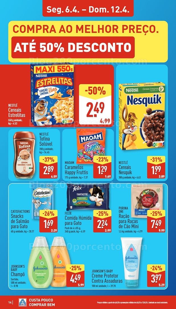Antevisão Folheto ALDI Promoções de 6 a 12 abril