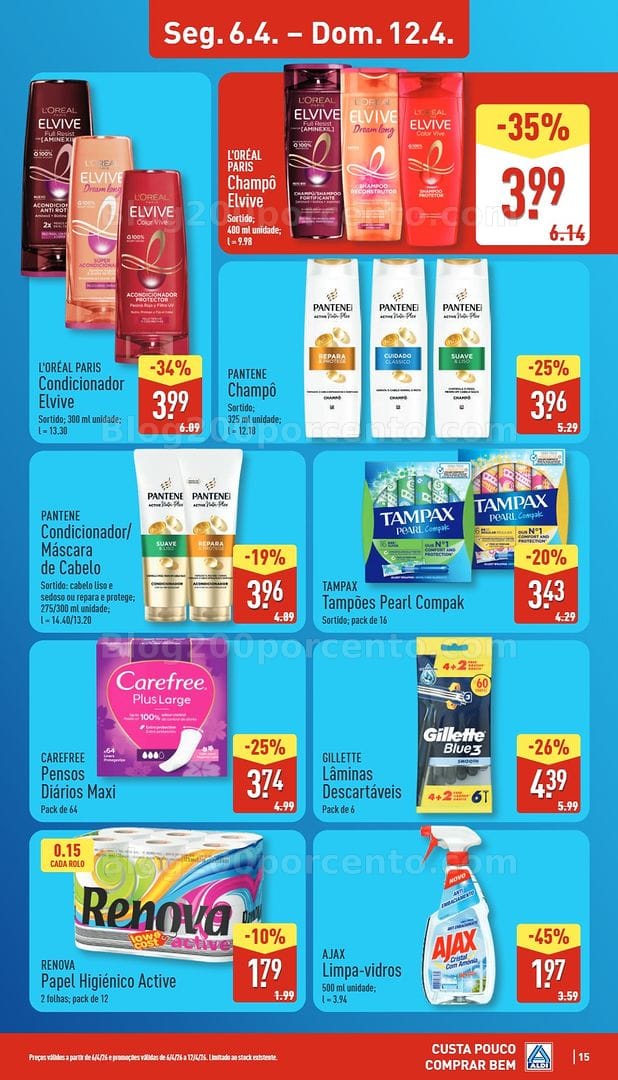 Antevisão Folheto ALDI Promoções de 6 a 12 abril