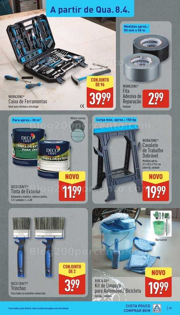 Antevisão Folheto ALDI Promoções de 6 a 12 abril