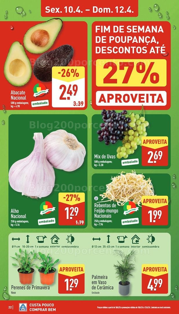 Antevisão Folheto ALDI Promoções de 6 a 12 abril