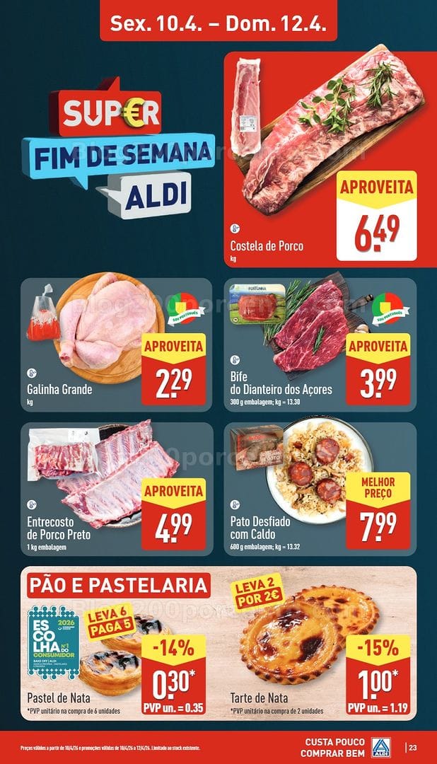 Antevisão Folheto ALDI Promoções de 6 a 12 abril