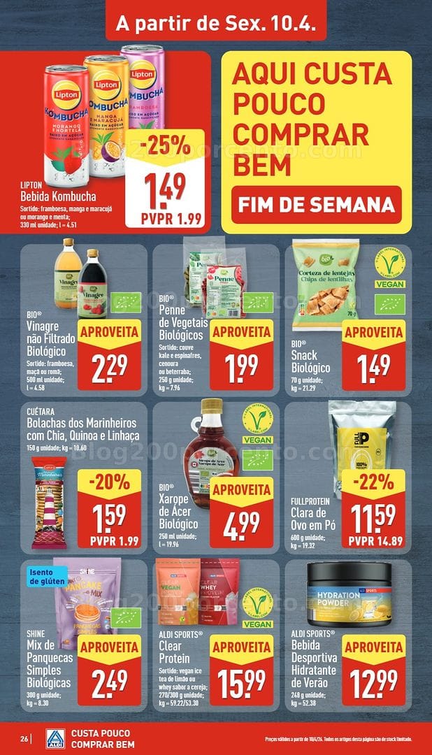 Antevisão Folheto ALDI Promoções de 6 a 12 abril