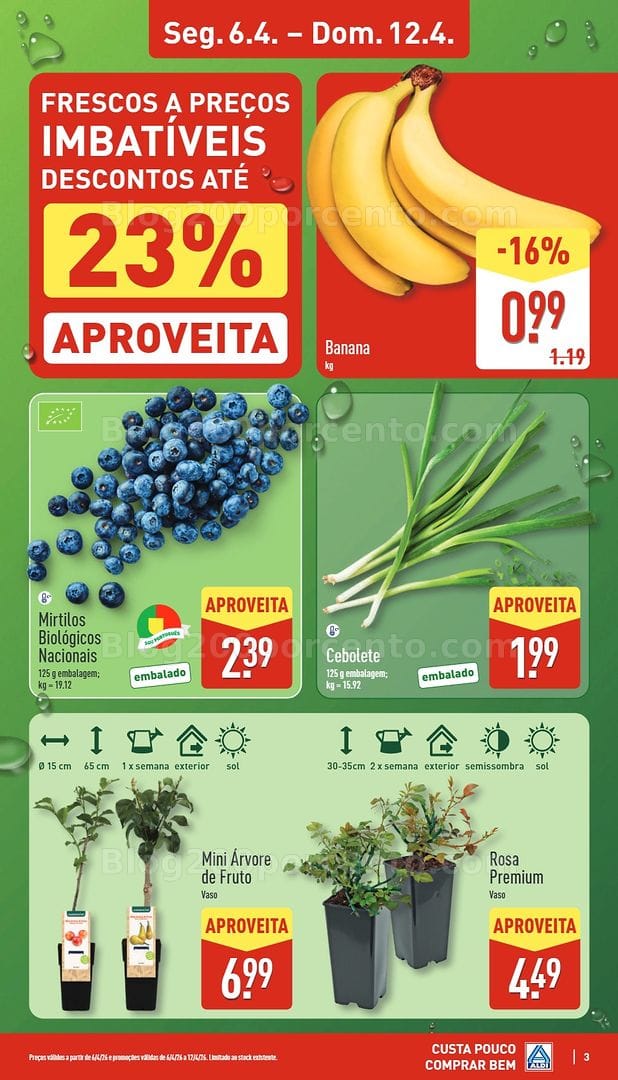 Antevisão Folheto ALDI Promoções de 6 a 12 abril