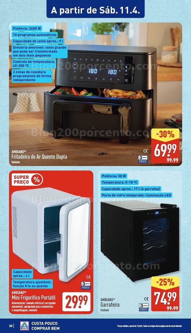 Antevisão Folheto ALDI Promoções de 6 a 12 abril