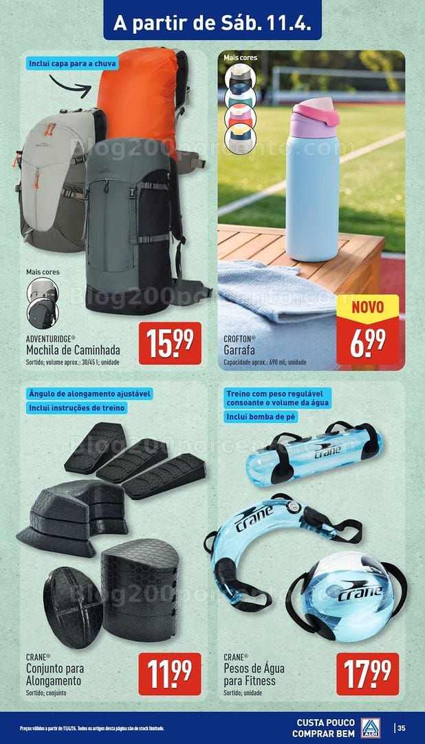 Antevisão Folheto ALDI Promoções de 6 a 12 abril