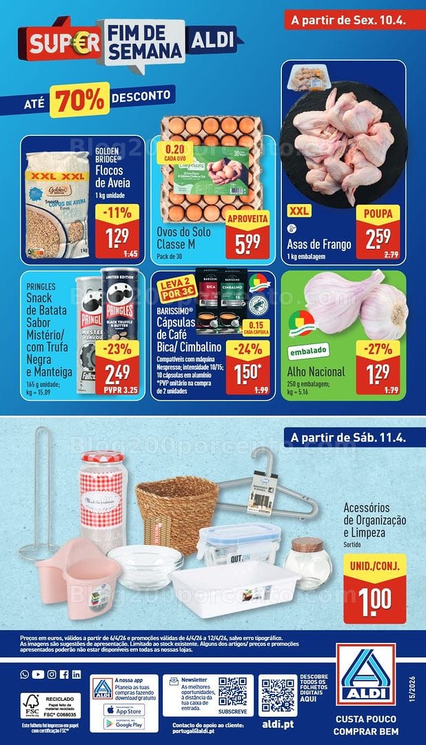 Antevisão Folheto ALDI Promoções de 6 a 12 abril