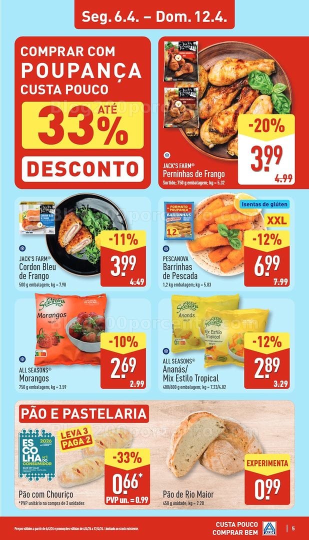Antevisão Folheto ALDI Promoções de 6 a 12 abril