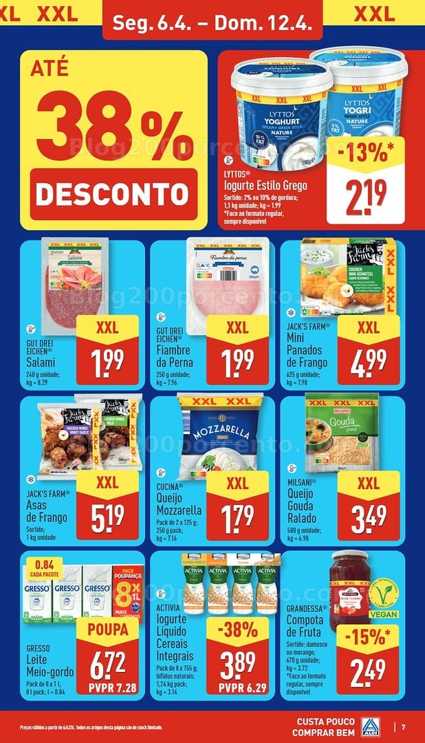 Antevisão Folheto ALDI Promoções de 6 a 12 abril