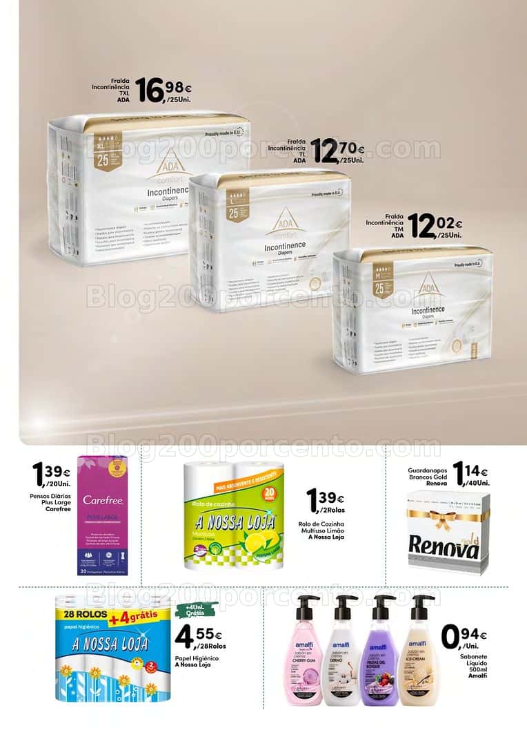 Antevisão Folheto A NOSSA LOJA Promoções 15 março a 5 abril