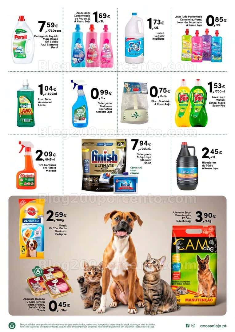 Antevisão Folheto A NOSSA LOJA Promoções 15 março a 5 abril