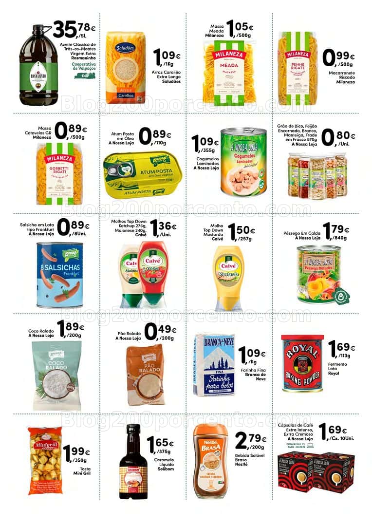 Antevisão Folheto A NOSSA LOJA Promoções 15 março a 5 abril