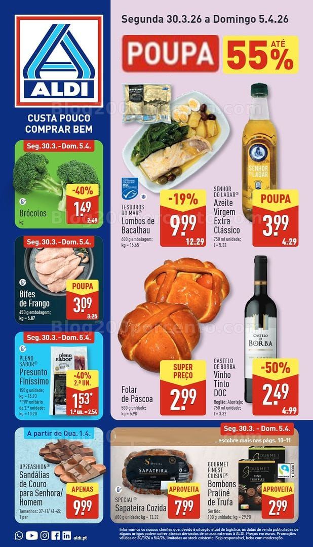 Antevisão Folheto ALDI Promoções de 30 março a 5 abril