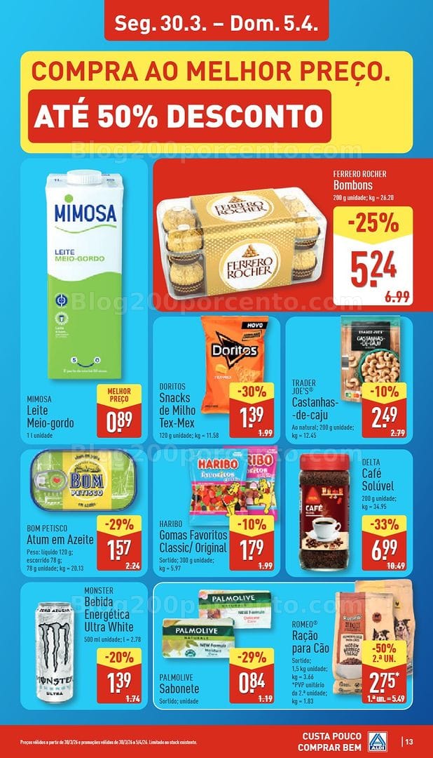 Antevisão Folheto ALDI Promoções de 30 março a 5 abril