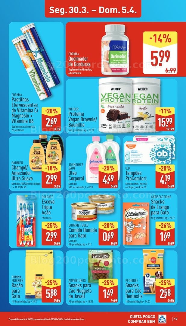 Antevisão Folheto ALDI Promoções de 30 março a 5 abril