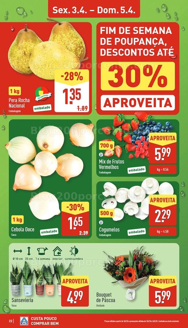 Antevisão Folheto ALDI Promoções de 30 março a 5 abril