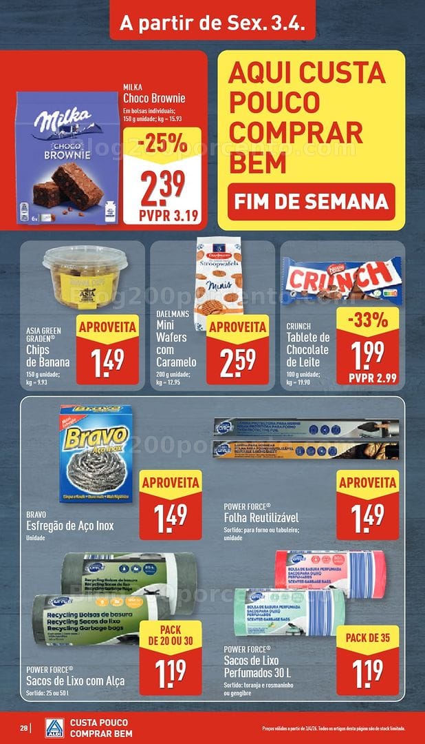 Antevisão Folheto ALDI Promoções de 30 março a 5 abril