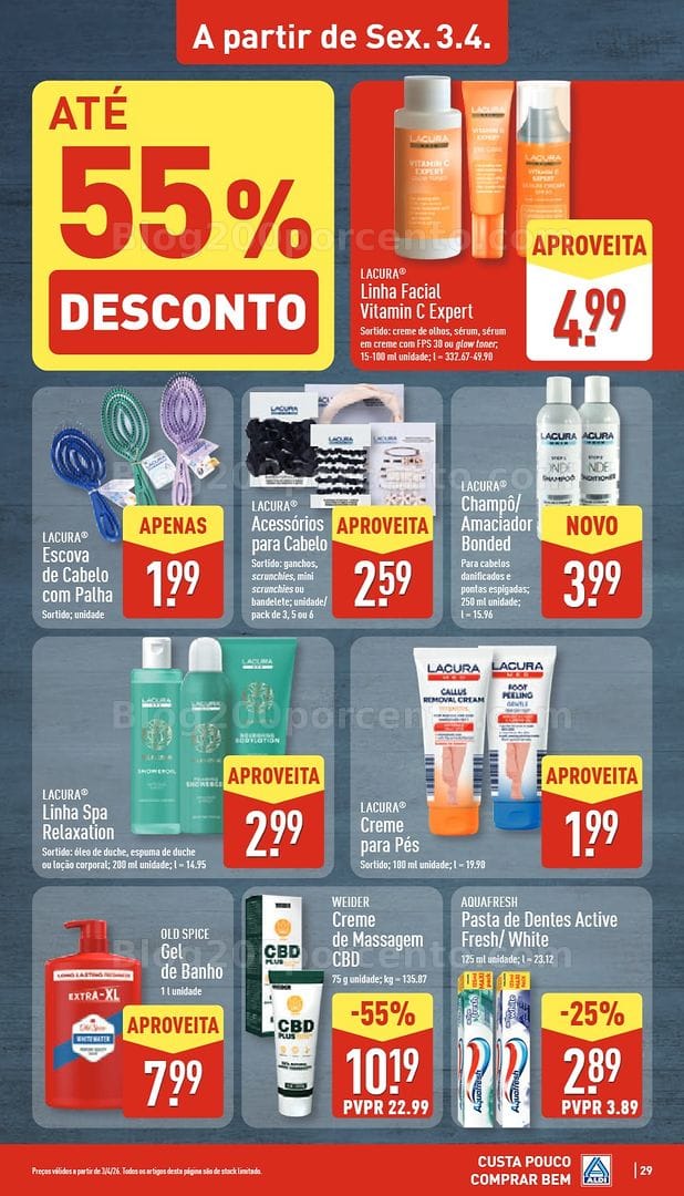 Antevisão Folheto ALDI Promoções de 30 março a 5 abril