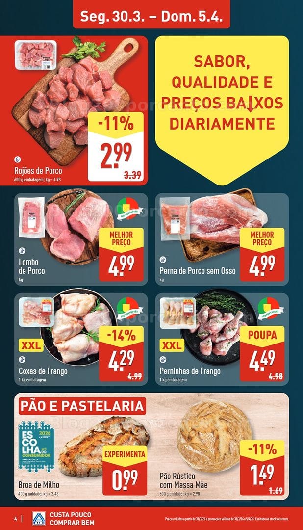 Antevisão Folheto ALDI Promoções de 30 março a 5 abril