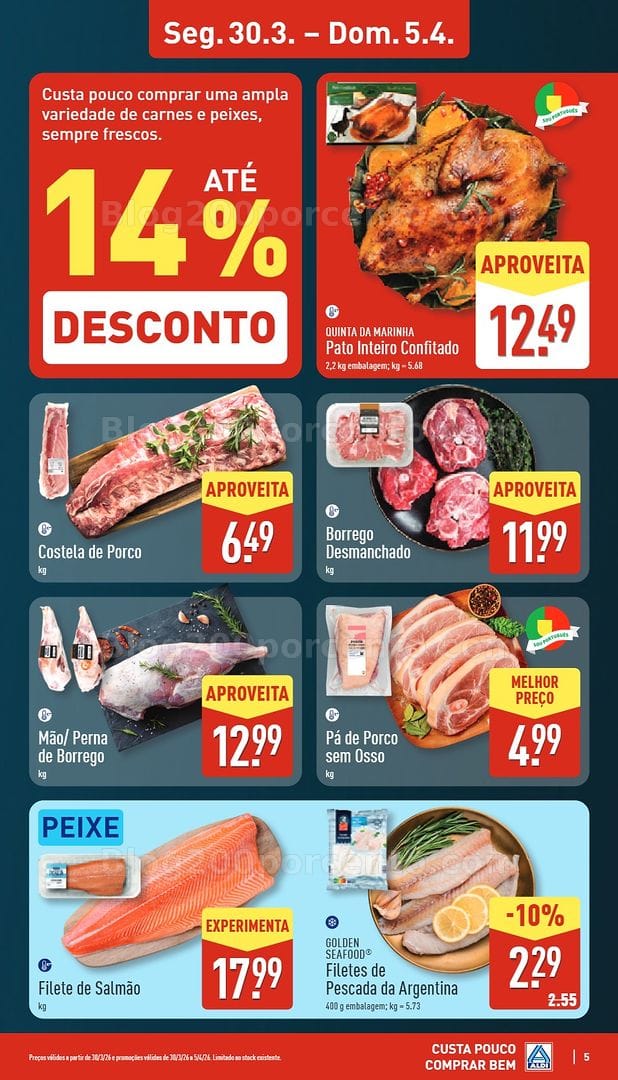 Antevisão Folheto ALDI Promoções de 30 março a 5 abril