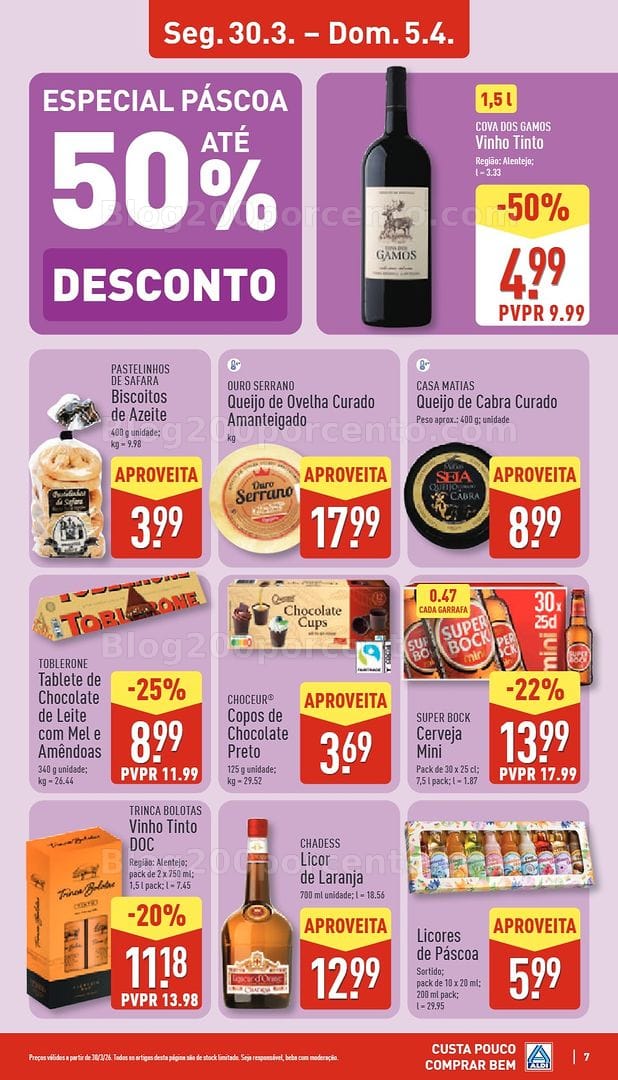 Antevisão Folheto ALDI Promoções de 30 março a 5 abril
