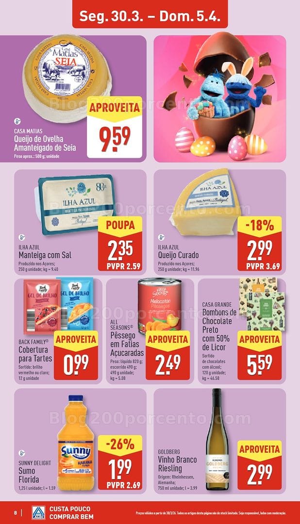 Antevisão Folheto ALDI Promoções de 30 março a 5 abril