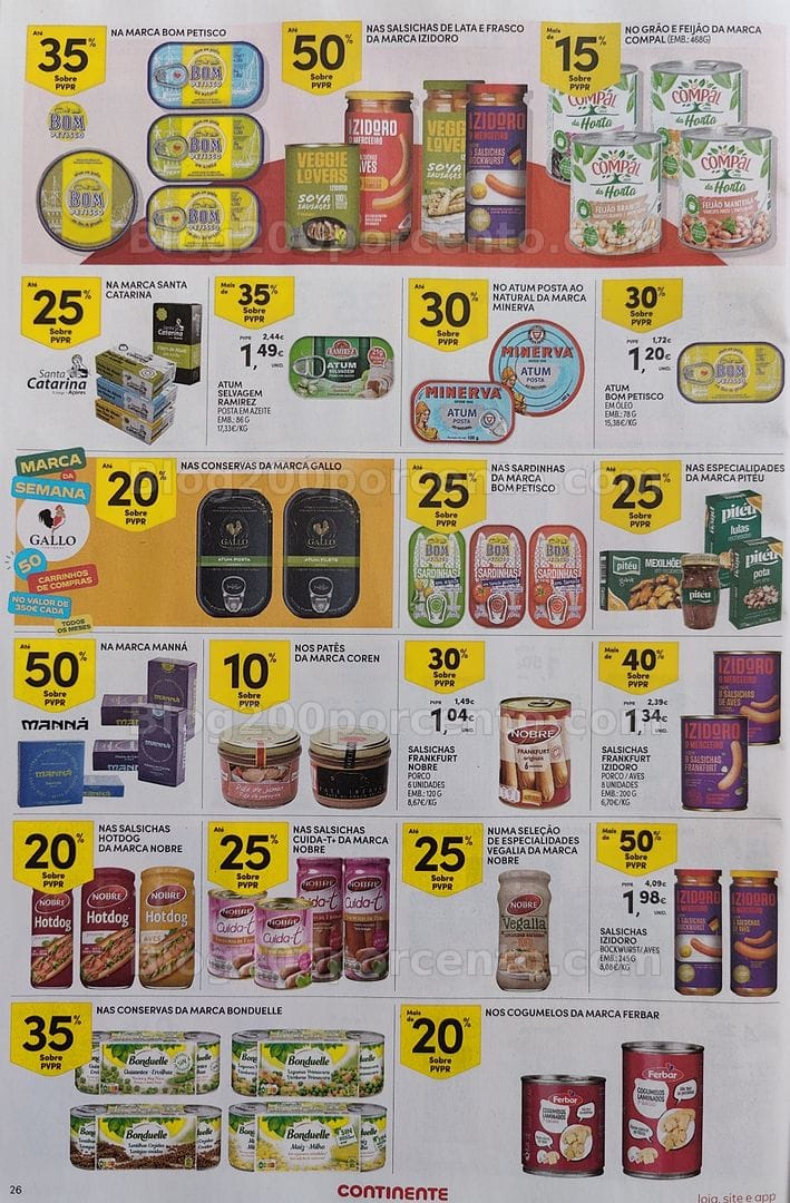Antevisão Folheto CONTINENTE Promoções de 31 março a 6 abril