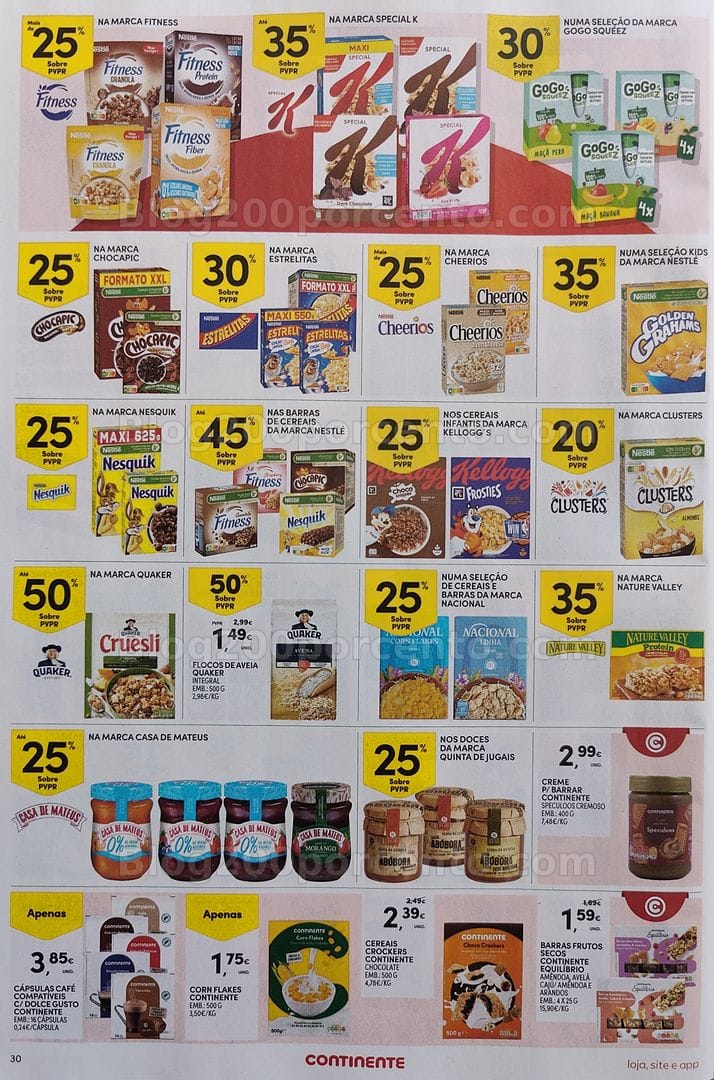 Antevisão Folheto CONTINENTE Promoções de 31 março a 6 abril