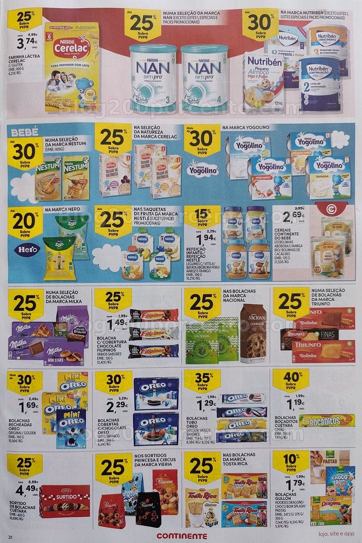 Antevisão Folheto CONTINENTE Promoções de 31 março a 6 abril