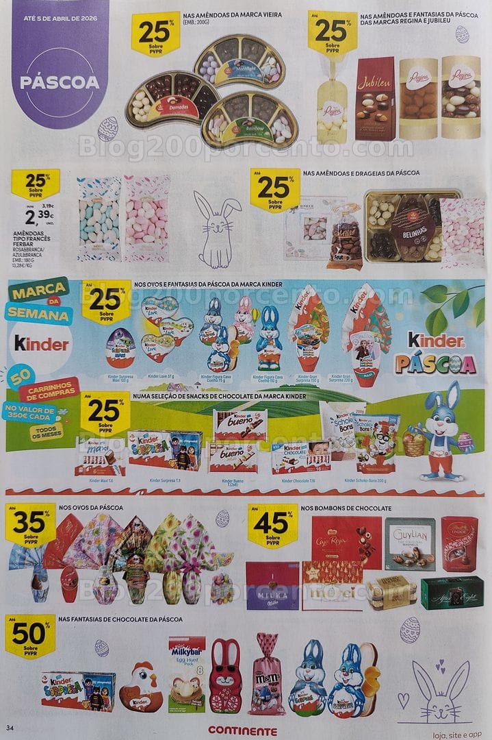 Antevisão Folheto CONTINENTE Promoções de 31 março a 6 abril