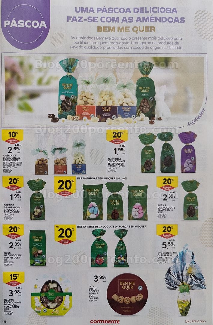 Antevisão Folheto CONTINENTE Promoções de 31 março a 6 abril