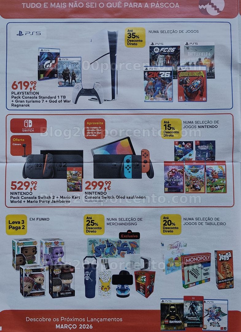 Antevisão Folheto WORTEN Extra Promoções de 24 março a 6 abril