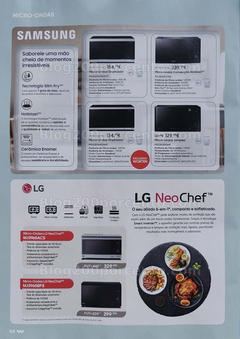 Antevisão Folheto WORTEN Especial Eletrodomésticos Promoções de 10 a 30 março