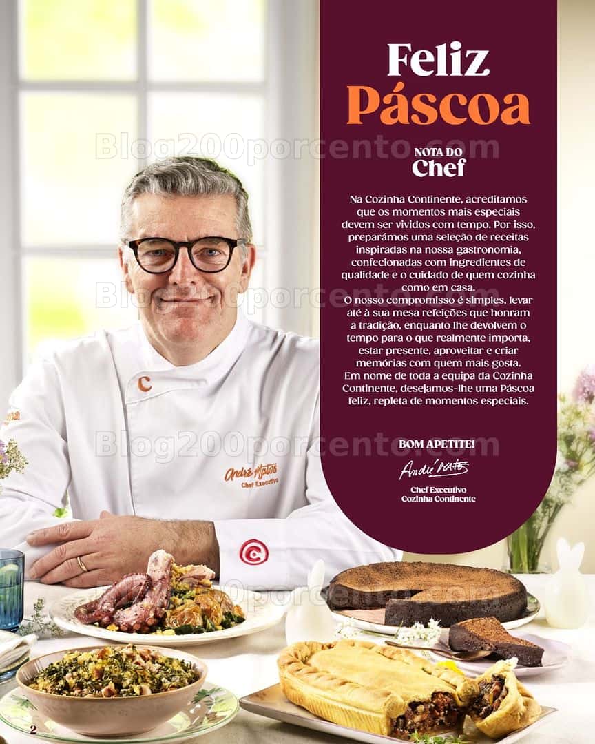 Antevisão Folheto CONTINENTE Páscoa Take Away Promoções de 17 março a 5 abril