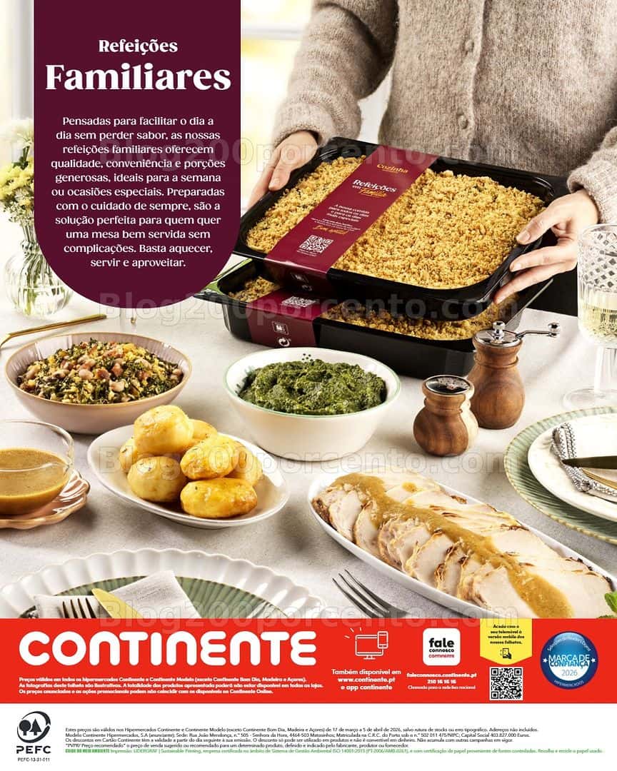 Antevisão Folheto CONTINENTE Páscoa Take Away Promoções de 17 março a 5 abril