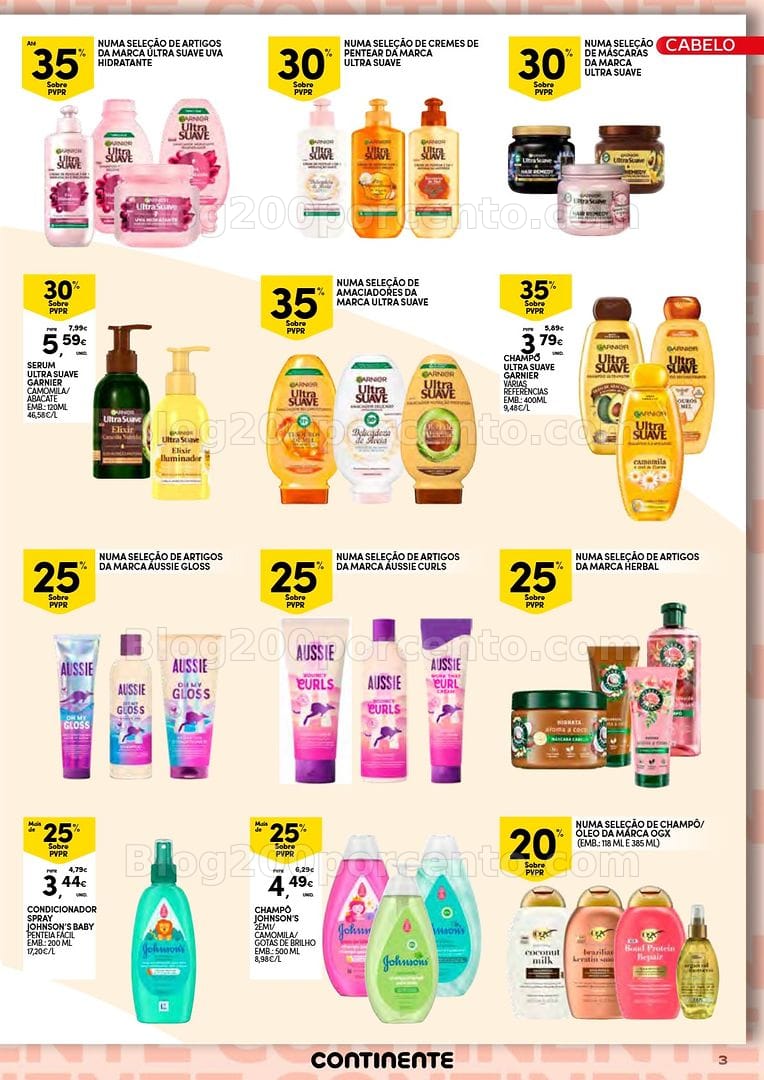 Antevisão Folheto CONTINENTE Açores Beleza Promoções até 6 abril