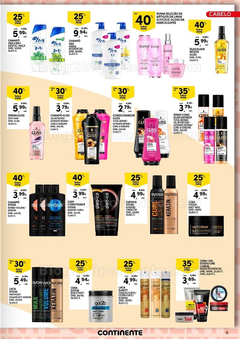 Antevisão Folheto CONTINENTE Açores Beleza Promoções até 6 abril
