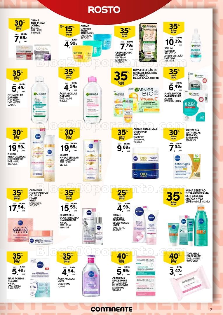 Antevisão Folheto CONTINENTE Açores Beleza Promoções até 6 abril