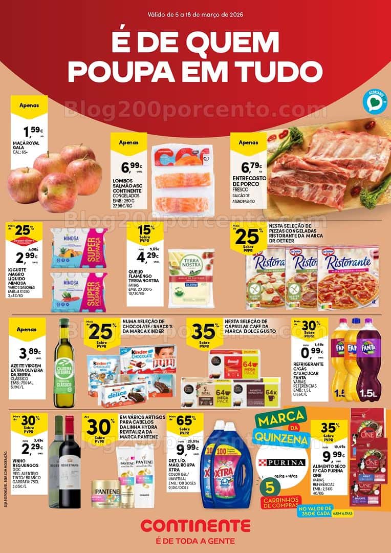 Antevisão Folheto CONTINENTE Açores Promoções de 5 a 18 março