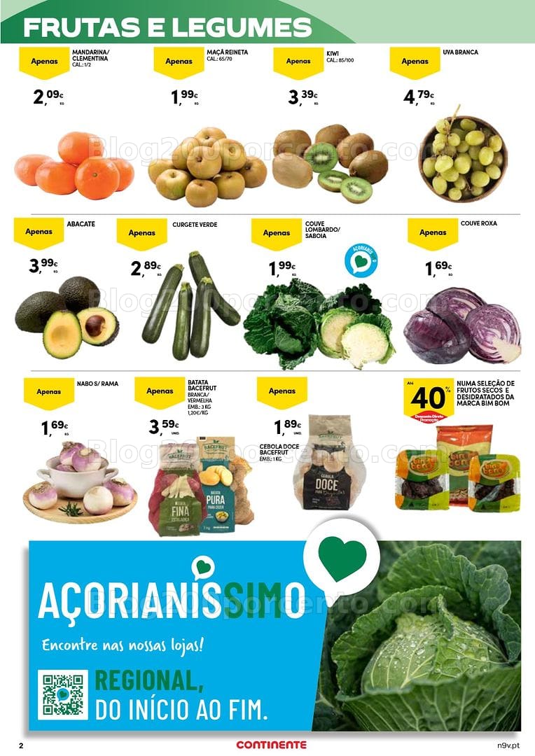 Antevisão Folheto CONTINENTE Açores Promoções de 19 março a 1 abril