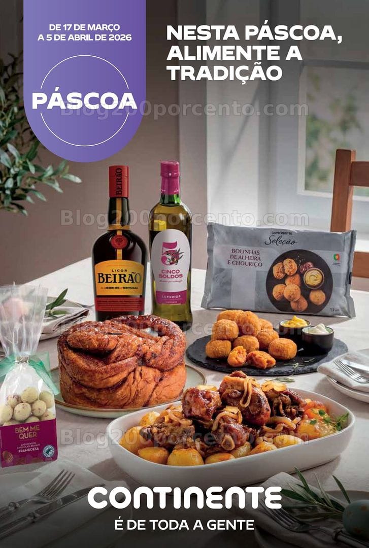 Antevisão Folheto CONTINENTE Açores Páscoa Promoções até 5 abril