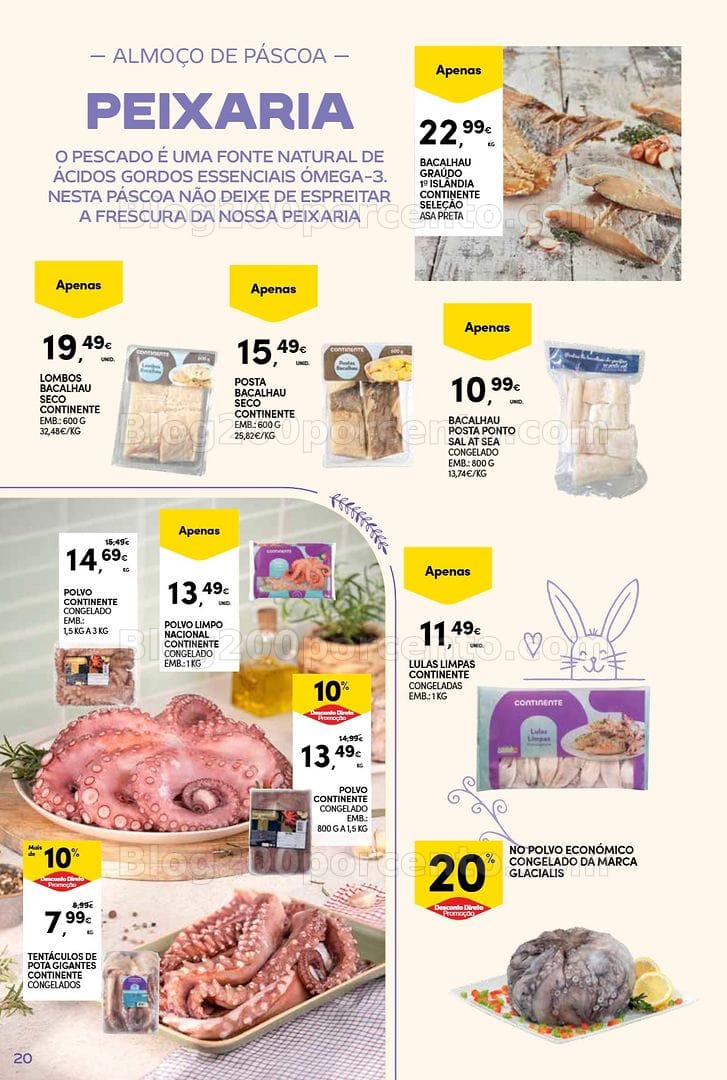 Antevisão Folheto CONTINENTE Açores Páscoa Promoções até 5 abril