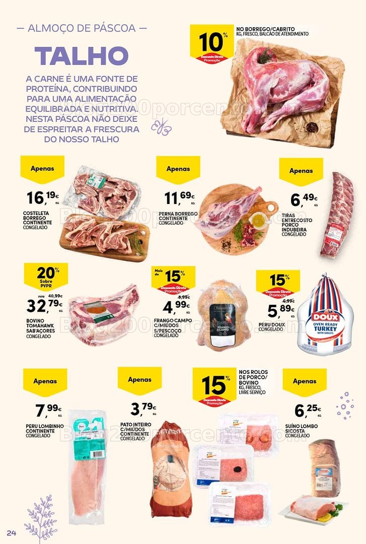 Antevisão Folheto CONTINENTE Açores Páscoa Promoções até 5 abril